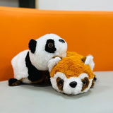 Double-Sided Panda Raccoon Plush Toy Red Panda - LoveJojo