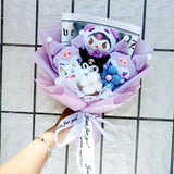 Sanrio My Melody Hello Kitty Kuromi Cinnamoroll PomPomPurin Plush Bouquet