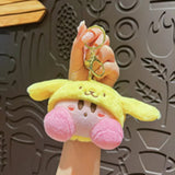 Kirby x Sanrio Hat Pendant Keychain Plush Toy