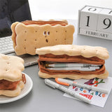 Cookie Biscuit Pencil Pen Case Plush
