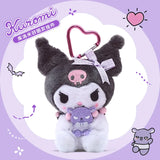Sanrio Hello Kitty Kuromi Melody Pochacco Cinnamoroll Plush Pendant Keychain
