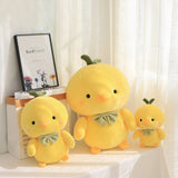 Yellow Chick Chicken Plush Green Bowtie