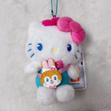 Sanrio Ramune Series Plush Keychain Pompompurin My Melody Kawaii Hello Kitty Kuromi Pendant (10cm)