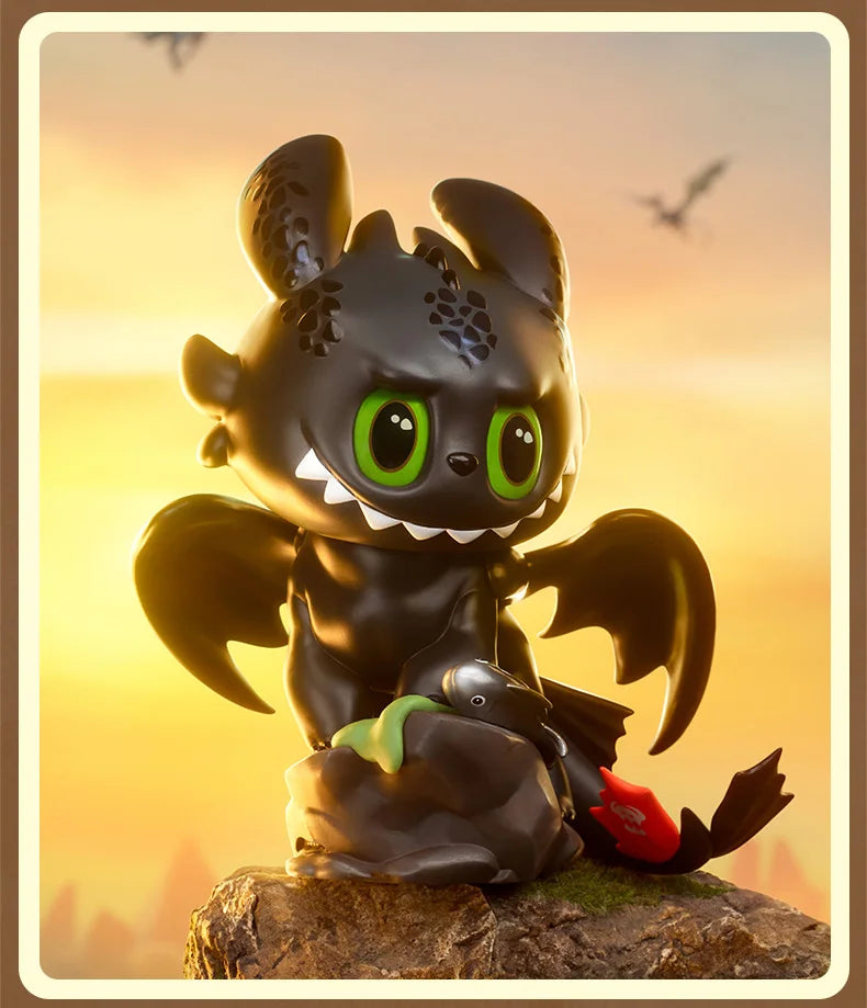 Genuine Pop Mart The Monsters Labubu - How to Train Your Dragon