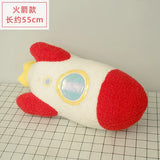 UFO Flying Saucer Space Rocket Plush Pillow Cushion - LoveJojo