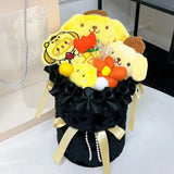 Sanrio Cinnamoroll Pochacco Kuromi Pompompurin Plush Flower Bouquet
