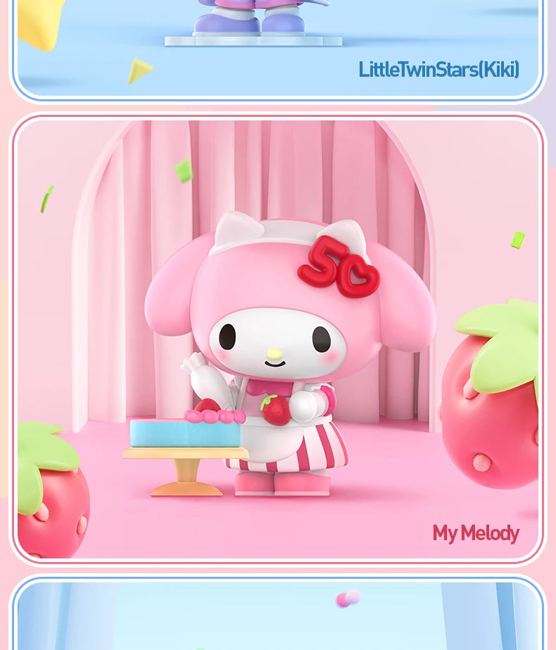 Genuine Pop Mart Sanrio Characters Hello Kitty 50th Anniversary