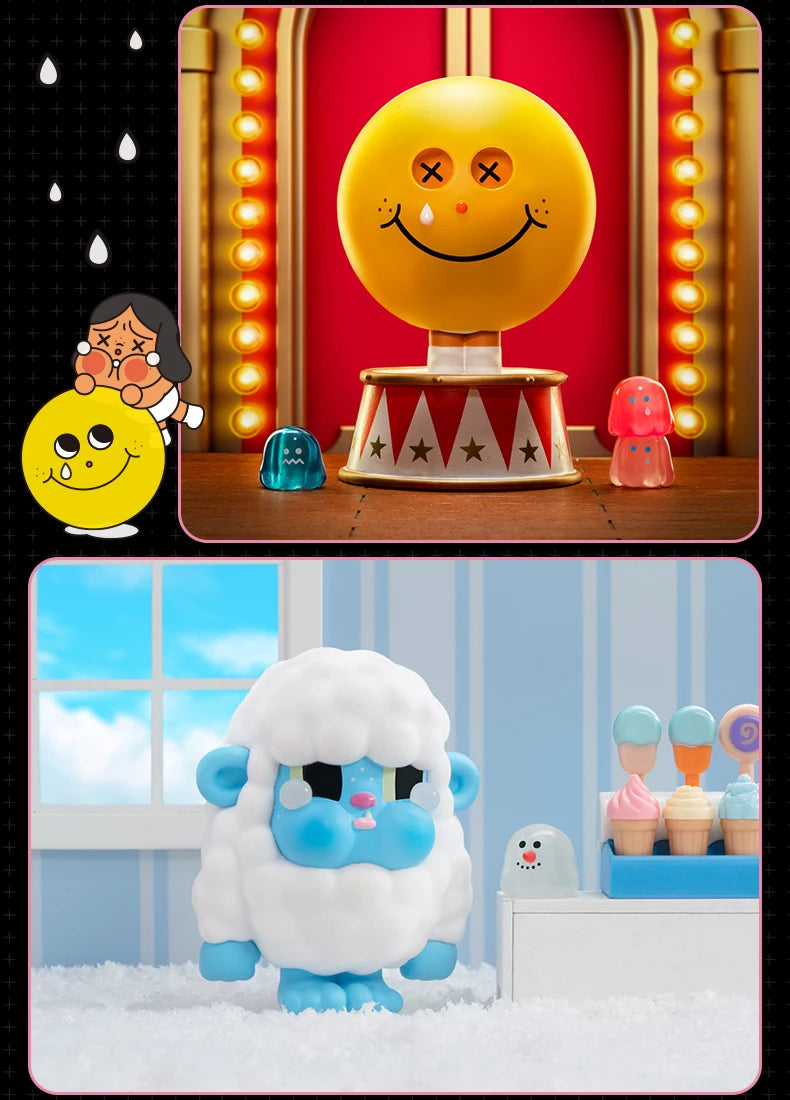 Genuine Pop Mart Crybaby Monster Tears Series Figurines Blind Box