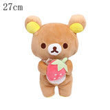 San-X Rilakkuma Bear Strawberry Plush Toy