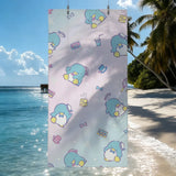 Sanrio Tuxedo Sam Towel Quick Drying Beach Swimming Gym
