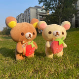 San-X Rilakkuma Bear Strawberry Plush Toy