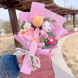 Sanrio Hello Kitty Kuromi My Melody Plush Bouquet - 35cm