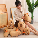 Kawaii Snack Attack: Hamburger Capybara Dog Pig Capibaras Pizza Bubble Tea Cushion Plush