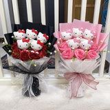 Sanrio Hello Kitty Kuromi My Melody Plush Bouquet - 35cm