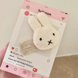 Miffy Plush Hairclip Set