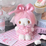 Sanrio Kawaii My Melody 50th Anniversary Bow Plush Pendant (10cm)