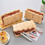 Cookie Biscuit Pencil Pen Case Plush