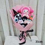 Sanrio Hello Kitty Halloween Cinnamoroll Kuromi Kawaii Plush Bouquet