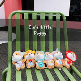 Corgi Shiba Inu Dog Puppy Plush Keychain