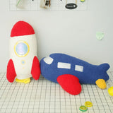 UFO Flying Saucer Space Rocket Plush Pillow Cushion - LoveJojo