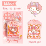 Omamori Keychain Embroidery Japanese Style Lucky Charm Bag Pendant
