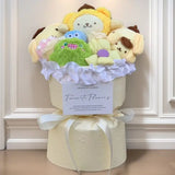 Sanrio Cinnamoroll Pochacco Kuromi Pompompurin Plush Flower Bouquet