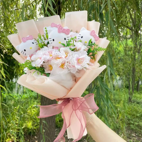 Sanrio Hello Kitty Plush Bouquet Flowers