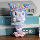 Sanrio Mermaid Cute Kuromi Hello Kitty Pochacco Plush Keyring
