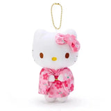 Sanrio Hello Kitty Japanese Kimono Cherry Blossom Plush Keyring