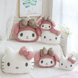 Sanrio Hello Kitty My Melody Kawaii Plush Cushion - LoveJojo