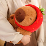 Kawaii Snack Attack: Hamburger Capybara Dog Pig Capibaras Pizza Bubble Tea Cushion Plush