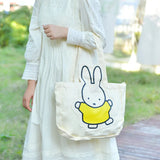 Miffy Bunny Canvas Tote Bag