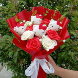 Sanrio My Melody Hello Kitty Plush Flower Bouquet