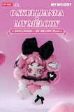 GENUINE POP MART SKULLPANDA × MY MELODY Plush Pendant Sanrio Figure Keychain