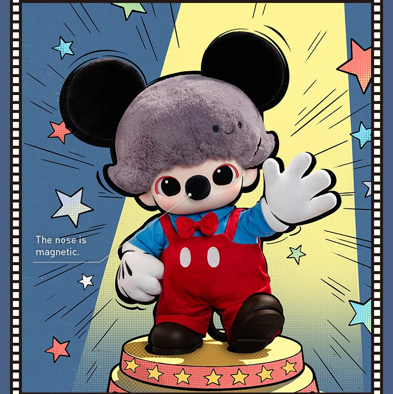 DIMOO WORLD × DISNEYミッキー ぬいぐるみバッグ Genuine Pop Mart Dimoo World × Disney Series - Mickey Vinyl Plush