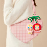 GENUINE POP MART CRYBABY Crying For Love Series Vinyl Plush Hanging Card (Love You Cherry Much)
