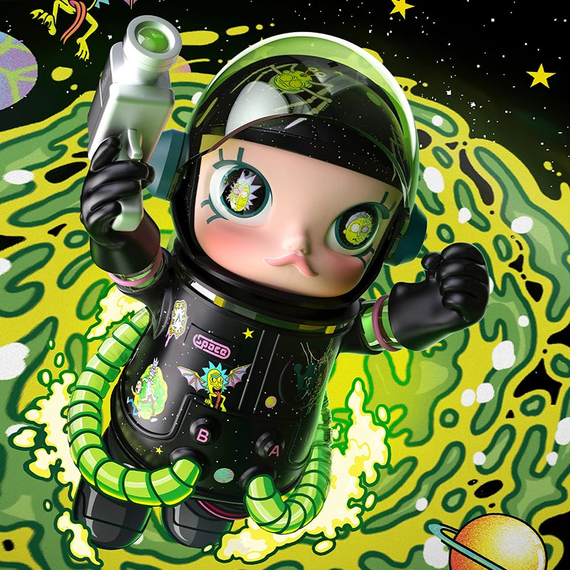 Genuine Pop Mart Mega Space Molly 400% Rick and Morty Limited Genuine Pop Mart Mega Space Molly 400% Rick and Morty Limited