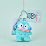 Sanrio Gudetama Tuxedo Sam Ahiru no Pekkle Hangyodon Kero Kero Keroppi Bad Badtz Maru Kirimichan Plush Keychain