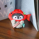 Penguin Ebi Fried Shrimp Prawn Plush Keychain 10cm