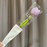 Tulip Crochet Flowers Handmade