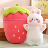 Bunny Taiyaki Plush Toys Cute Strawberry Pig Rabbits - LoveJojo