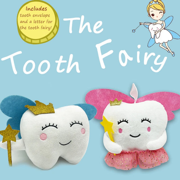 Pink Blue Tooth Fairy Plushies - LoveJojo