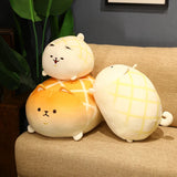 Soft Pineapple Bun Shiba Inu Dog Plush TsumTsum - LoveJojo