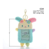 Sanrio Usahana Flower Rabbit Plush ID Card Case Keychain
