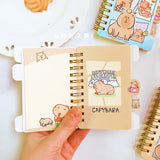 Capybara Kawaii Stationery Ringbound Notebook