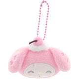 Sanrio My Melody Plush Keychain Hair Clip 2-in-1 Pendant