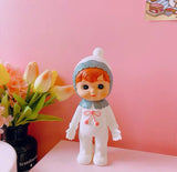 Classical Lamb Plush Toy Sheep Pink Bow Sweet Heart Girly Decoration Decora Rubber White