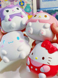 Sanrio Squishy Hello Kitty Kuromi Cinnamoroll Melody Stress Relief.