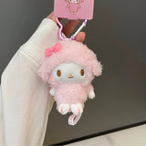 Sanrio Kawaii My Melody & My Sweet Piano Plush Keyring