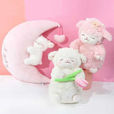 Lucky Boy Sunday Sleeping Sheep Lamb Plush (27cm)